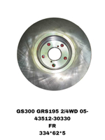 ТОРМОЗНЫЕ ДИСКИ LEXUS GS300 GRS196 2005-2012 (4WD)