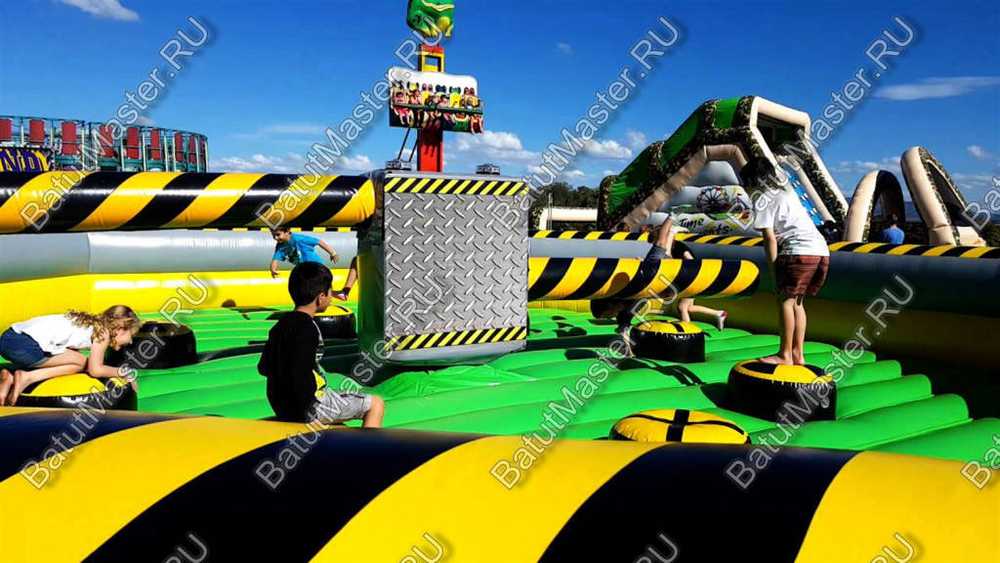 Коммерческая надувная игра "Увернись от палки" (Melt Down) 5*5*1.5 м