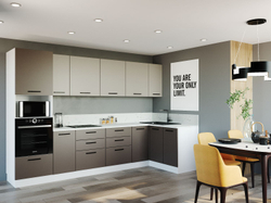 Кухонный гарнитур угловой Изумруд 3200x1400 (26мм)