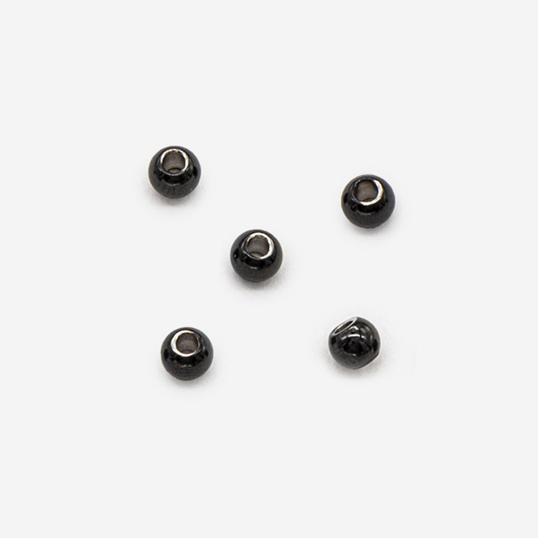 Бусина-разделитель, 4мм, сталь с чернением