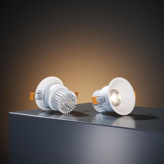 Встраиваемый светодиодный светильник Elektrostandard Lin 15266/LED 7W 3000K WH белый a063925