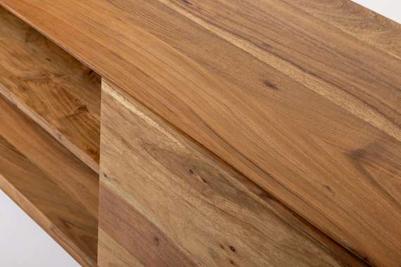 Тумба под ТВ Actual из массива акации, 160х50 см