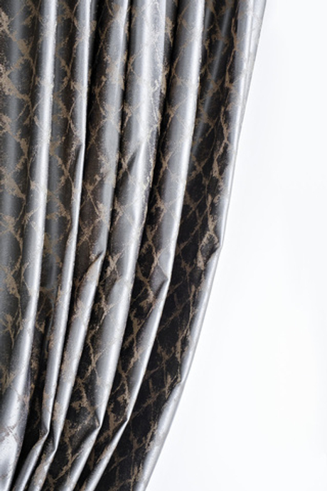 Портьера 275х260 Garda Decor Trento серая