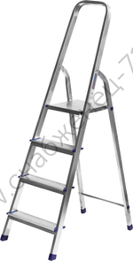 СИБИН 4 ступени, 82 см, алюминиевая стремянка (38801-4)