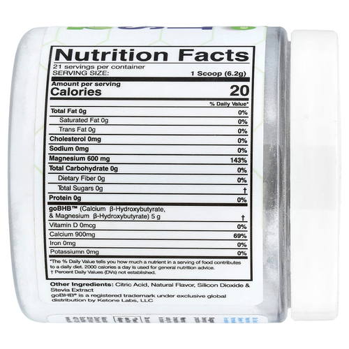 Divine Health, Компания Dr. Coliber MD, Keto Zone, растворимые кетоны, со вкусом холодного лаймада, 130 г (4,59 унции)