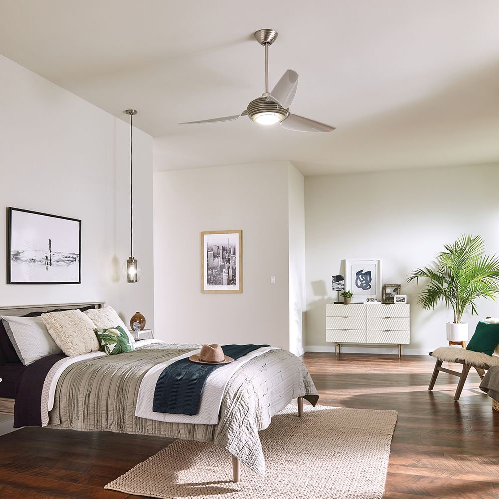 Светильник с вентилятором KLF-VOYA-60-BS Kichler