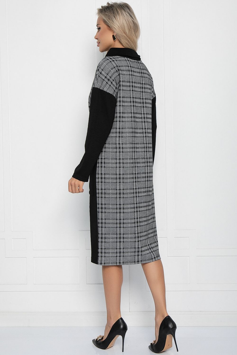 Платье Брэтта (серо-черное) П11357 LT Collection