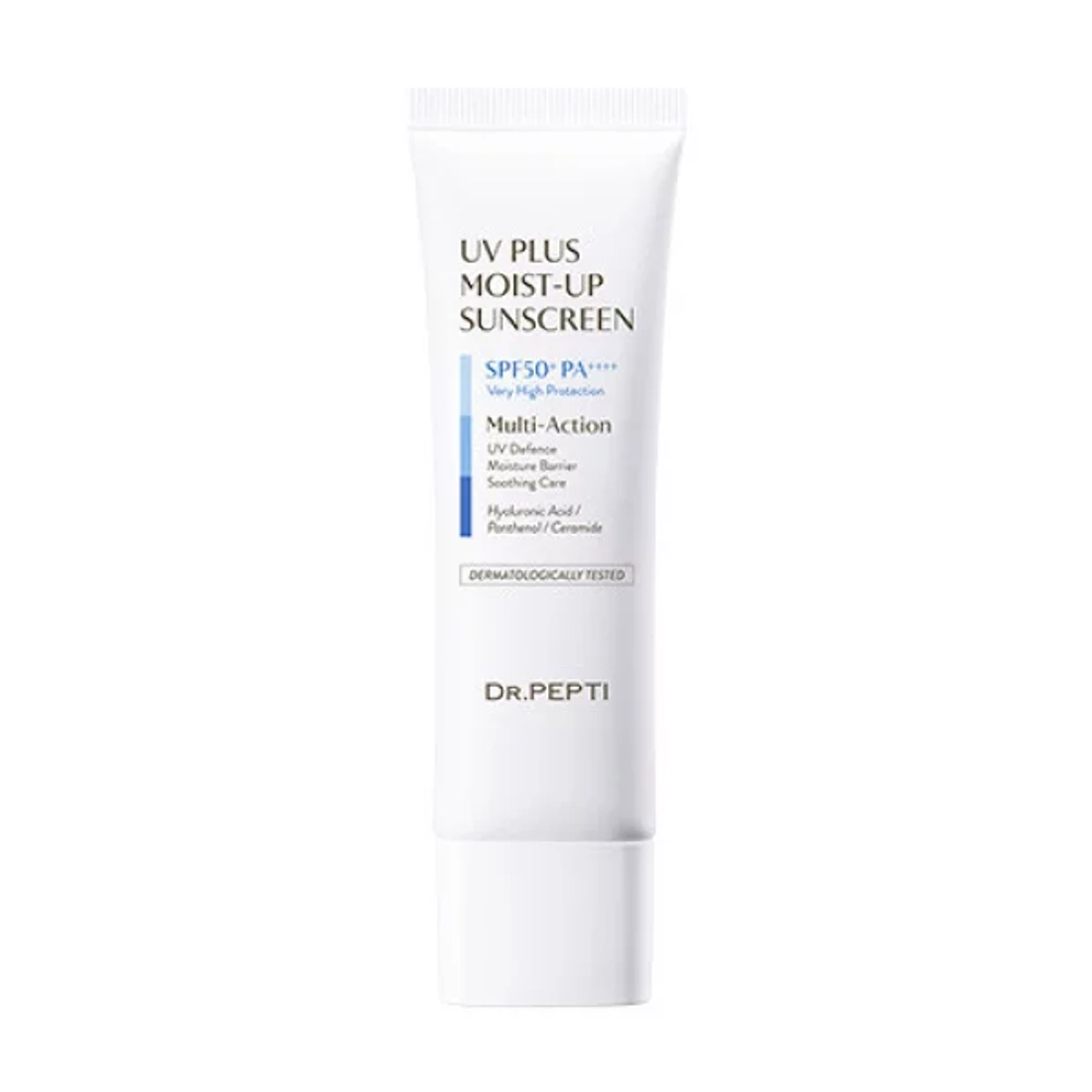 Dr.PEPTI Увлажняющий солнцезащитный крем с пептидами UV Plus Moist-Up Sunscreen SPF 50+ PA++++ (50ml)