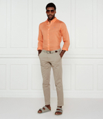 Льняная рубашка POLO RALPH LAUREN - оранжевый(710966294)