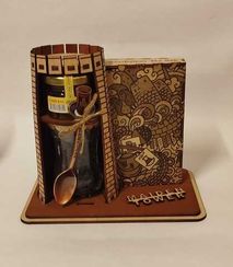 Armudu Azerbaijan tea set Maiden Tower ( honey )