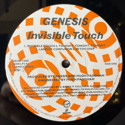 Винтажная виниловая пластинка LP Genesis Invisible Touch (Япония 1986) (Оби)