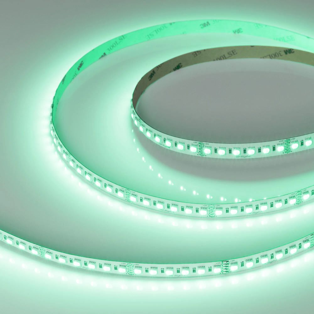 Светодиодная лента RT-H120-10mm 24V RGBW-Day-4-in-1 (25 W/m, IP20, 4040, 5m) (Arlight, Открытый) 048747