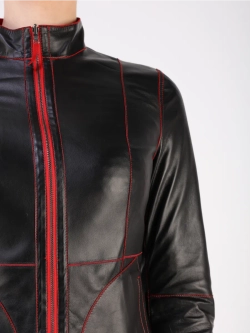 Кожаная куртка демисезонная замшевая двухсторонняя