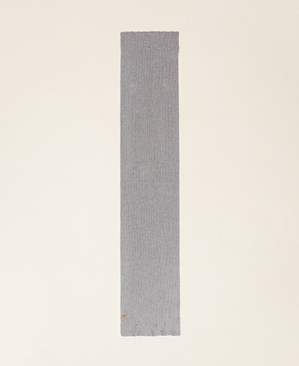 TWINSET Шарф вязаный, декорированный стразами