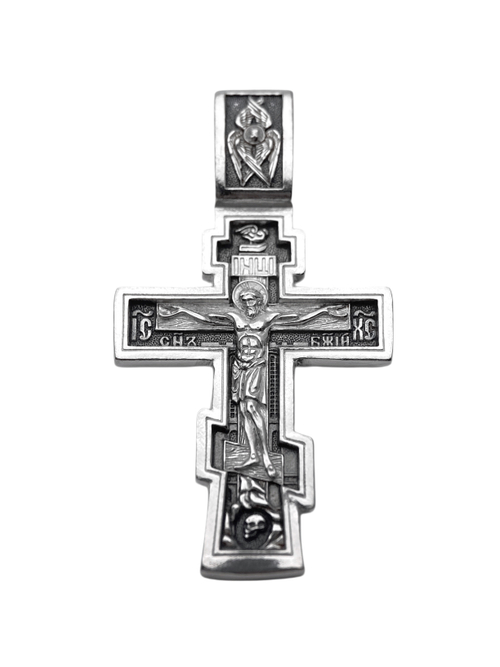 Крест из серебра/Чернение