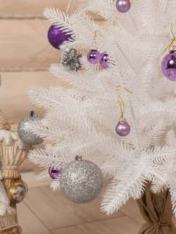 Ель искусственная Царь елка Адель белая 60 см