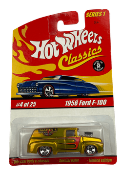 Hot Wheels Classics Series 1: 1956 Ford F-100 (Gold) (#4 of 25) (2005)
