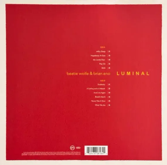 Beatie Wolfe & Brian Eno – Luminal - LP