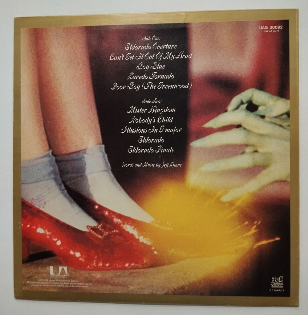 Винтажная виниловая пластинка LP ELO Eldorado A Symphony By The Electric Light Orchestra (UK 1974)