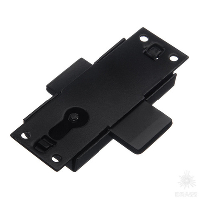 Замок мебельный BRASS накладной 55515-14 черный