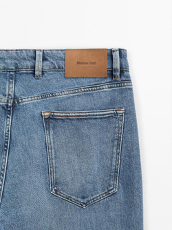 Massimo Dutti Зауженные джинсы, индиго