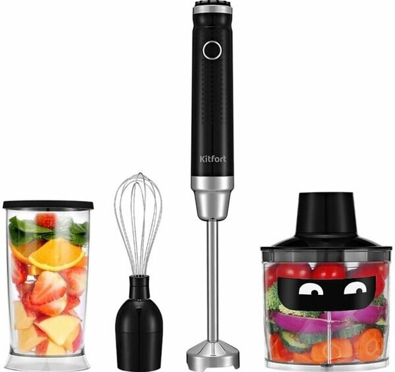 Kitfort KT-3502 3в1 черный Блендер погружной