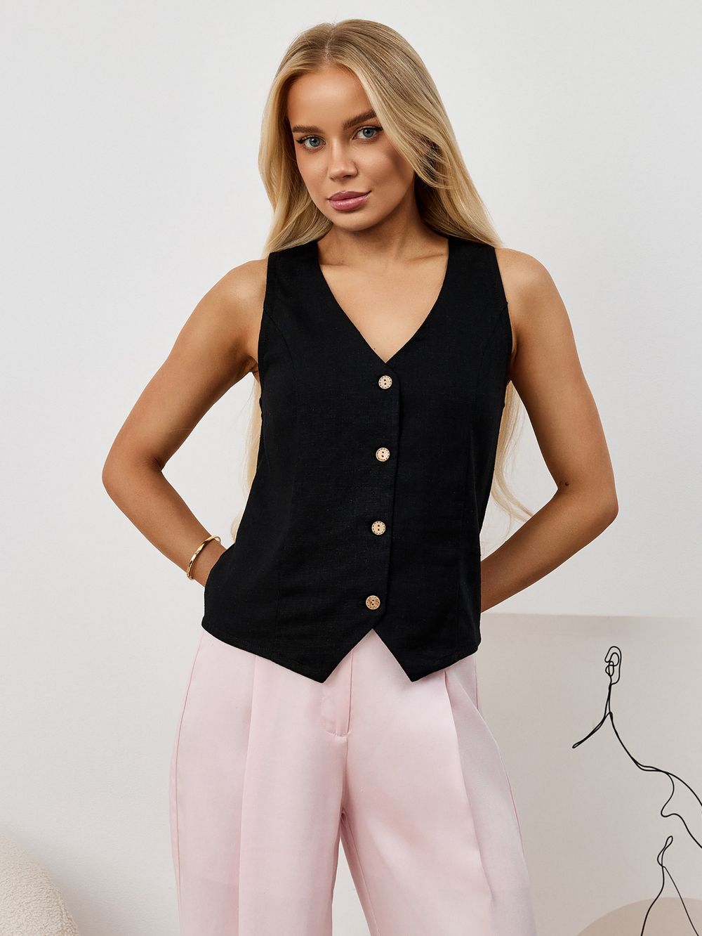 Жилет Аманти-1 Виотекс ЧЁРНЫЙ