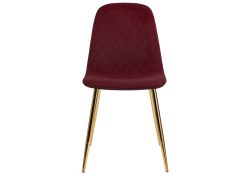 Стул на металлокаркасе Dabl wine red