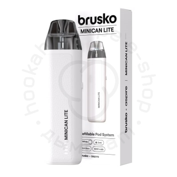 Электронная система доставки никотина BRUSKO MINICAN LITE, Белый (White)