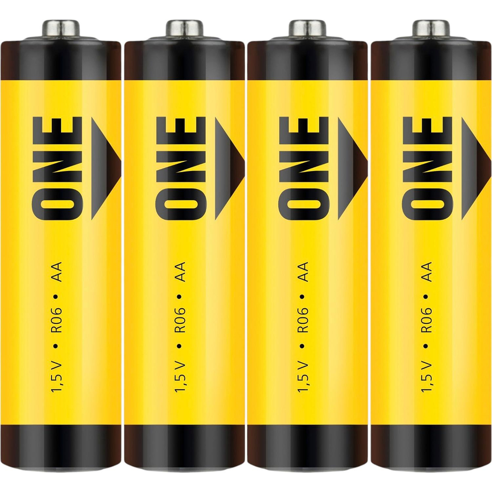Батарейка Smartbuy AA солевая ONE R6/4S (60/600) (SOBZ-2A04S-Eco) 4шт/уп