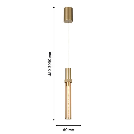 Подвесной светодиодный светильник Favourite Gordon 4718-1P