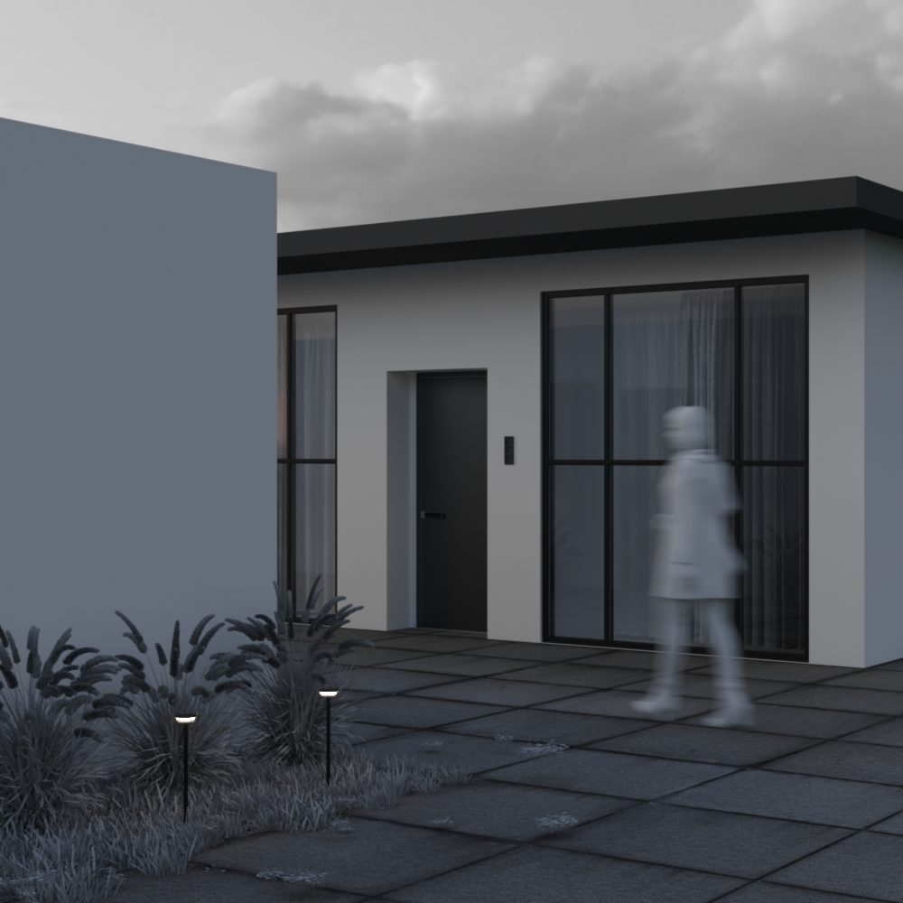 Грунтовый светодиодный светильник Maytoni Stake O503FL-L4B3K1