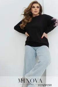 Свитшот 2501-черный Minova