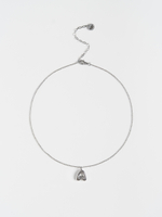 Колье "Simple words A" Silver