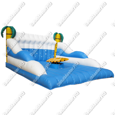 Баланс борд "Веселые тропики", борд+батут, размер 5*5*3,5 м