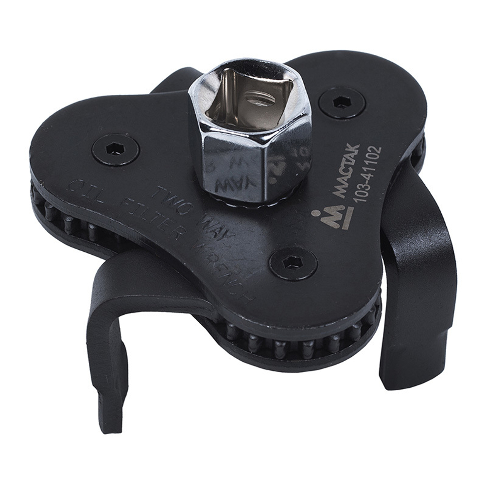 МАСТАК (103-41102) Съемник масляных фильтров, 63-102 мм, 3-х захватный