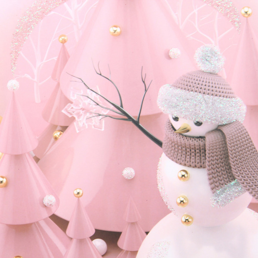 Пакет подарочный «Стильная зима» 26*32*10 см