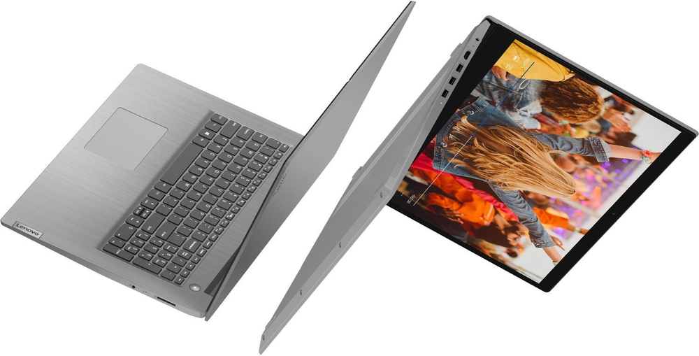 Ноутбук Lenovo IdeaPad 3 17ADA05 81W20096RK Ryzen 5 3500U, 2.1 GHz - 3.7 GHz, 8192 Mb, 17.3; HD+ 1600x900, 512 Gb SSD, DVD нет, AMD Radeon Vega 8, No OS, серый