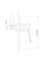 Смеситель для душа встраиваемый WONZON & WOGHAND ATHENS, Хром (WW-084700-CR)
