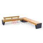 Скамейка Терон угловая