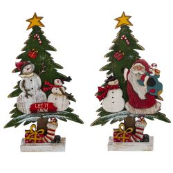 GAEM Фигурка декоративная "Ёлка",L18 W5 H31 см, 2в.