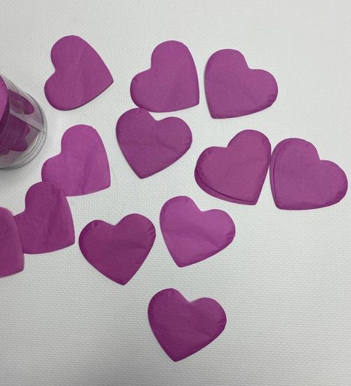 Конфетти "Лиловые сердца"