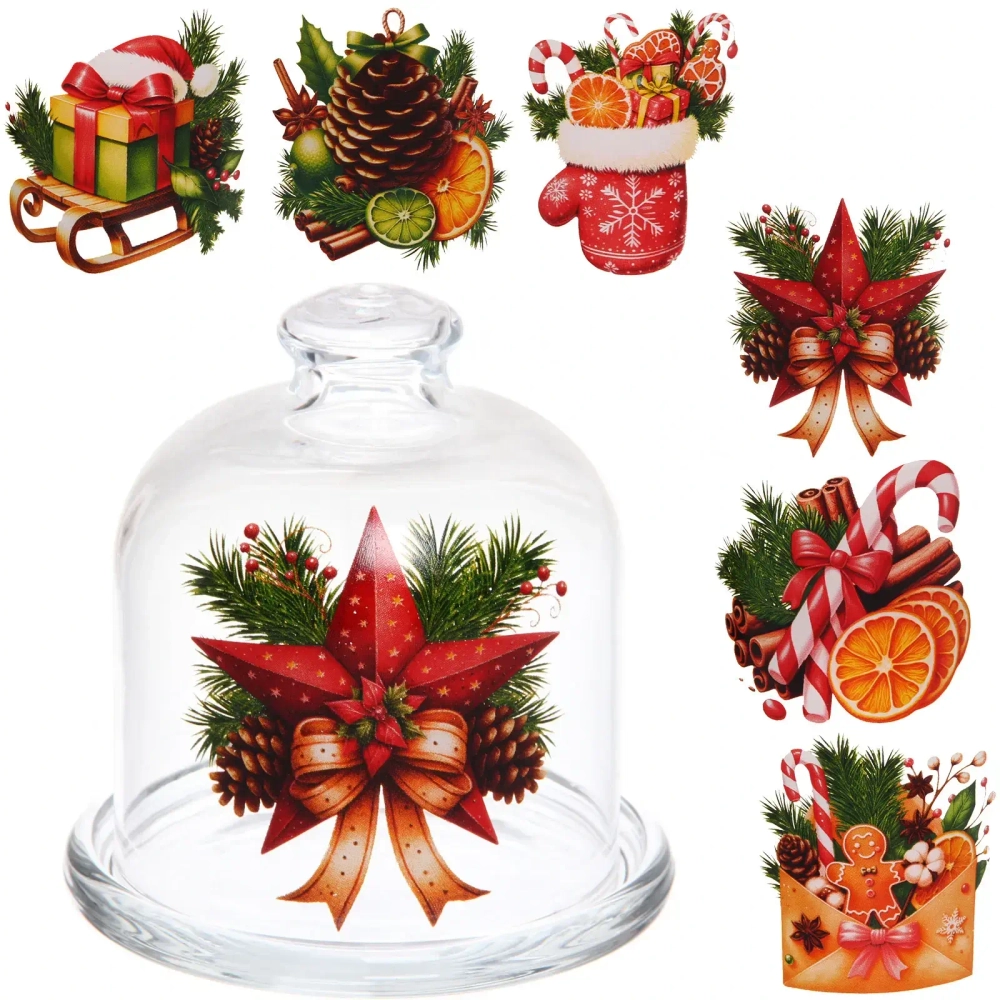 Лимонница d-10см «Зимняя фантазия» 6 видов