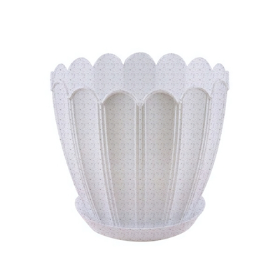 Кашпо "Хризантема" с поддоном 1л (мр)