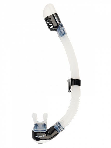 Набор маска+трубка в сумке Sargan Баттерфляй-М прозрачный/прозрачный