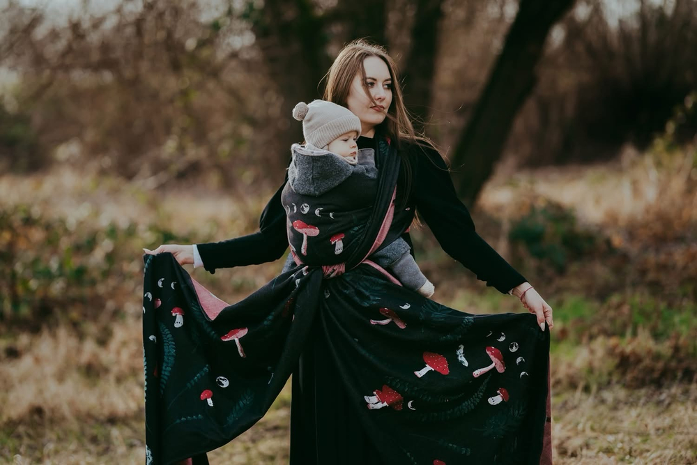 Слинг-шарф «Мускария ночные леса»