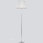 Citilux Линц CL402970 Торшер хром с белым абажуром