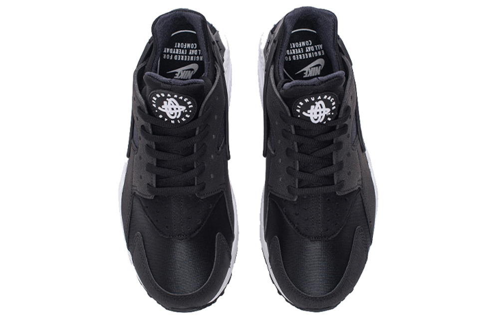 Кроссовки Nike Huarache Black White (W) (Женская размерная сетка)