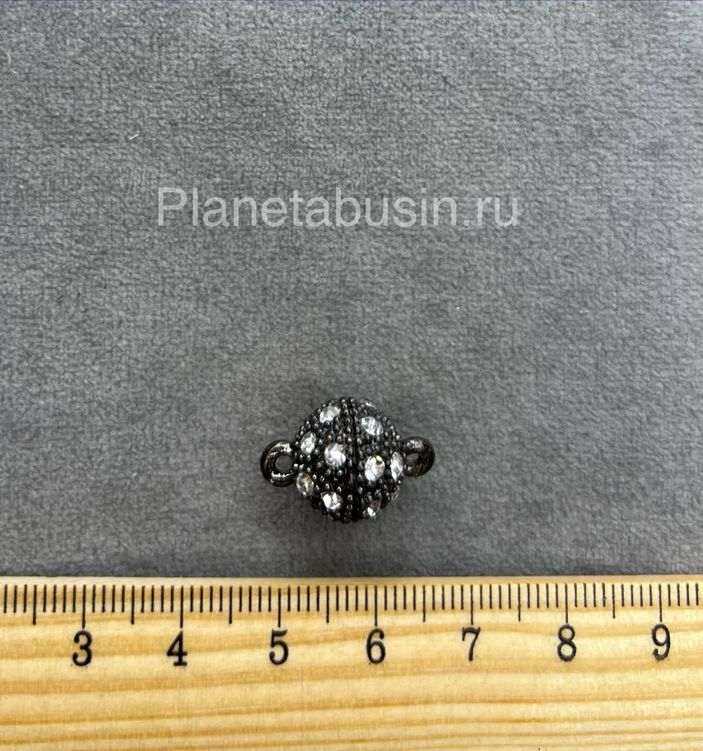 Замки (Китай) магнитный с микроцирконами 0652