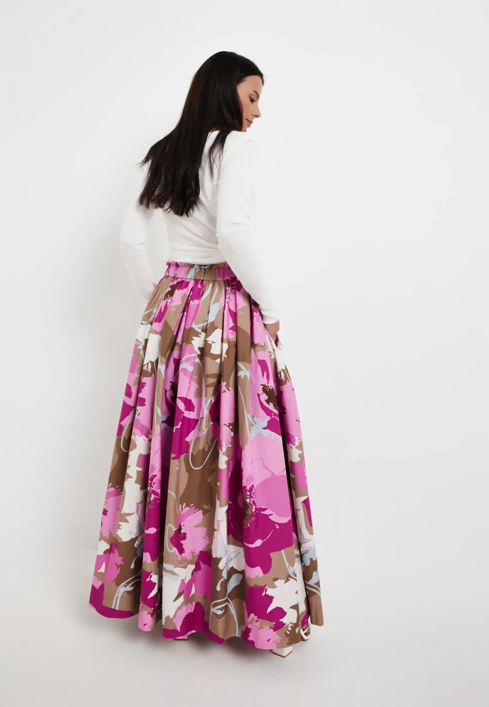 Юбка Макси розовый